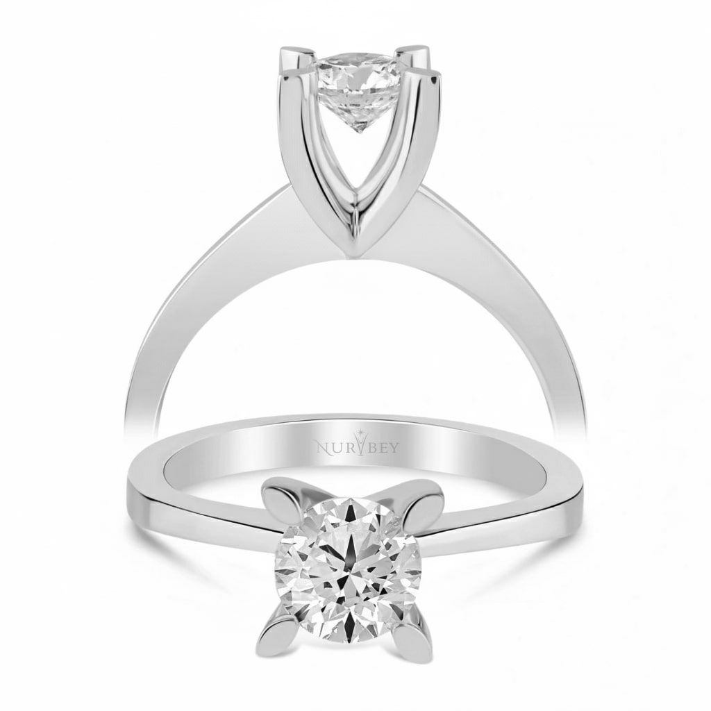 0,40 Karat Tektaş Pırlanta Yüzük