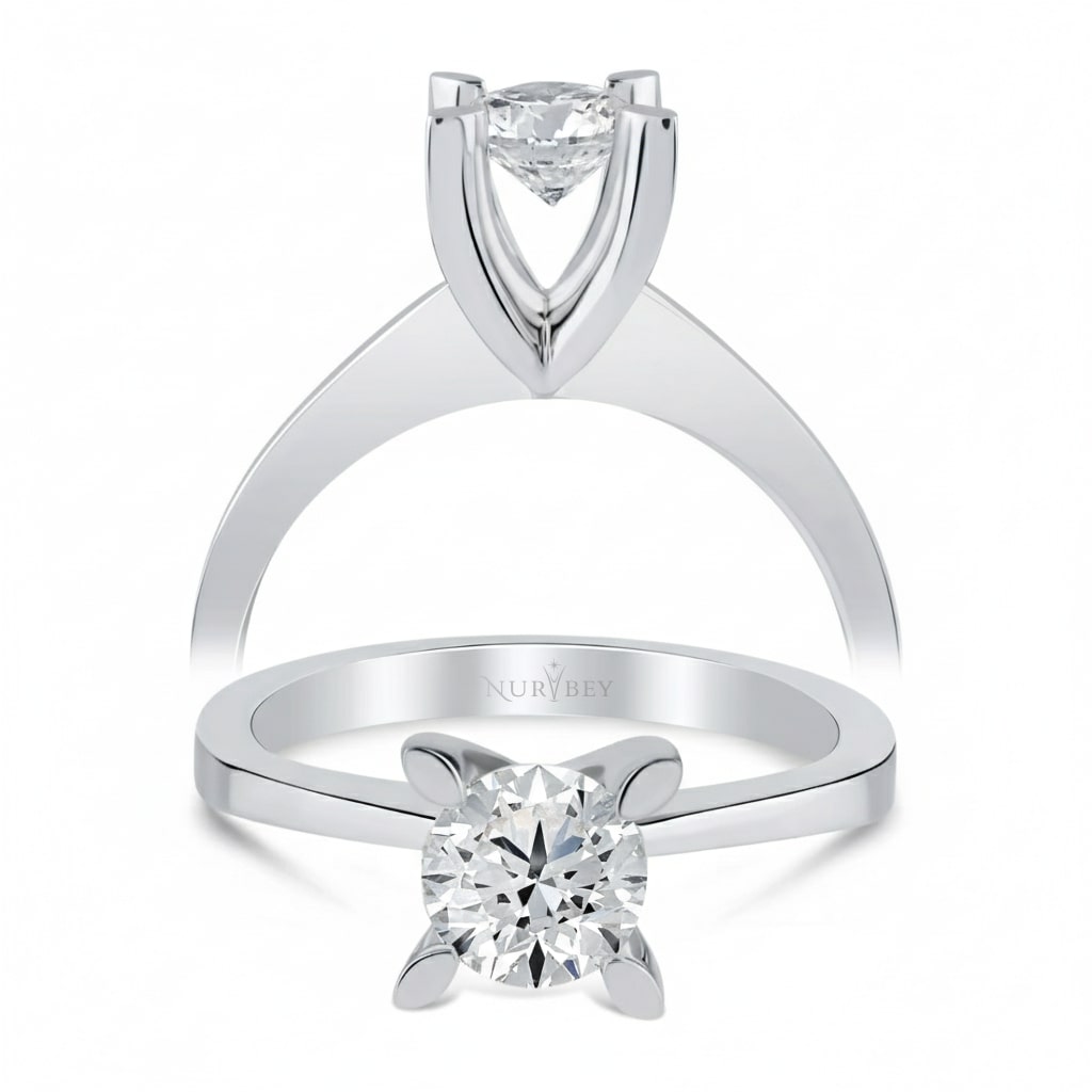 0,60 Karat Tektaş Pırlanta Yüzük