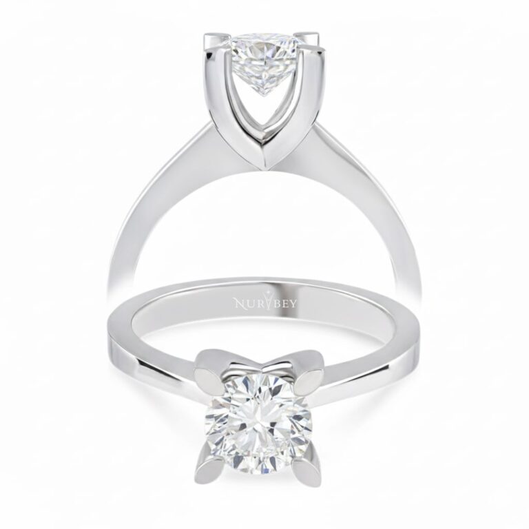 0,80 Karat Tektaş Pırlanta Yüzük