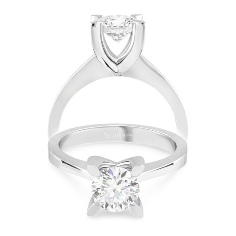 1.00 Karat Tektaş Pırlanta Yüzük