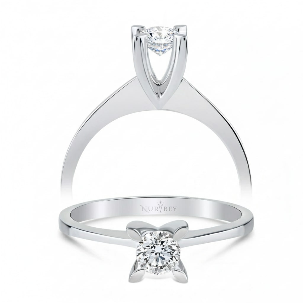 0,20 Karat Tektaş Pırlanta Yüzük