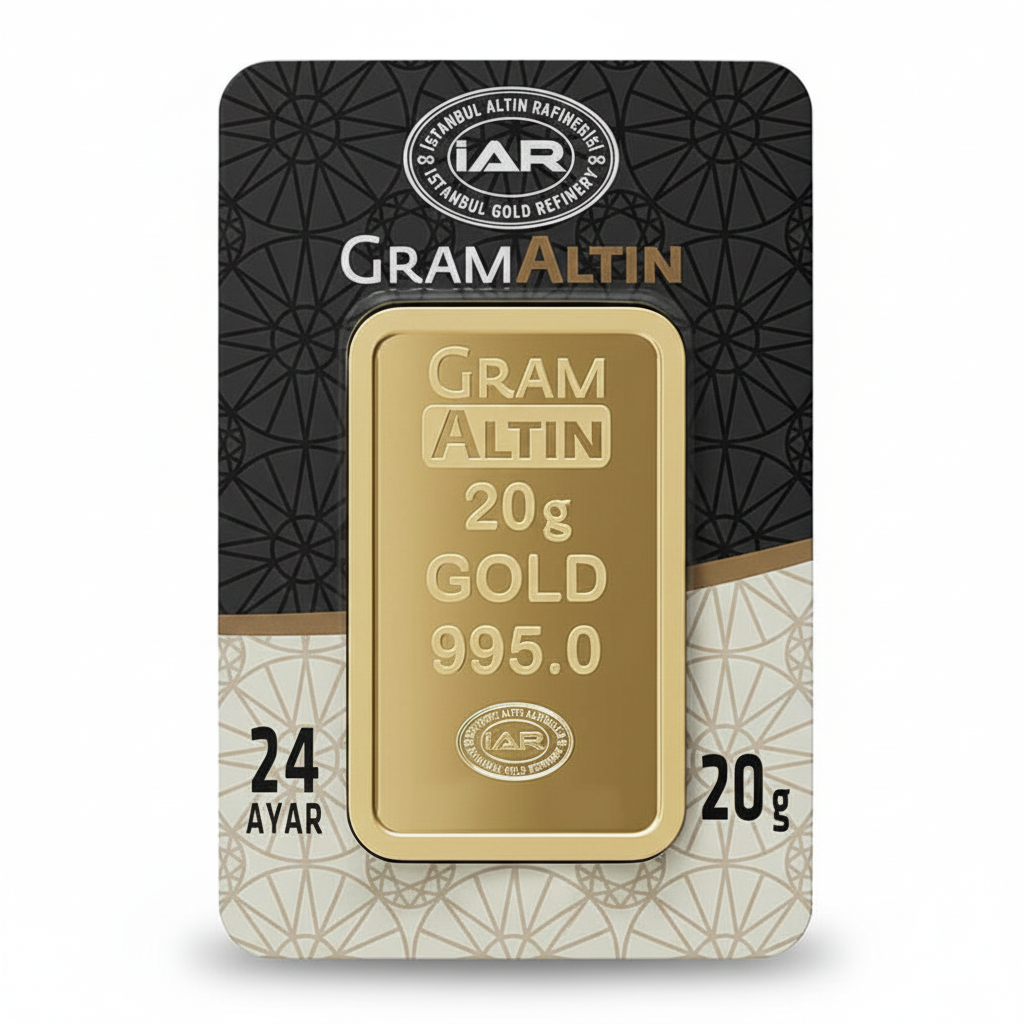 20 Gram 24 Ayar Yatırımlık Gram Altın